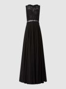 Mascara Abendkleid mit Spitze in Black, Größe 36