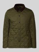 Barbour Steppjacke mit Umlegekragen in Oliv, Größe L