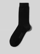 Falke Socken mit Label-Schriftzug Modell 'SOFTMERINO' in Black, Größe ...