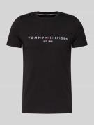 Tommy Hilfiger T-Shirt aus Bio-Baumwolle in Black, Größe S