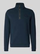 PME Legend Sweatshirt mit Stehkragen und Reißverschluss in Marine, Grö...