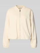 s.Oliver RED LABEL Boxy Fit Jacke aus Baumwoll-Mix in Ecru, Größe 34