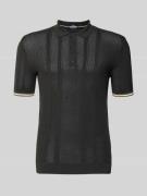 Superdry Poloshirt mit Label-Stitching in Black, Größe L