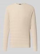 Antony Morato Regular Fit Strickpullover mit Rundhalsausschnitt in Bei...
