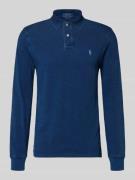 Polo Ralph Lauren Custom Slim Fit Poloshirt mit Label-Stitching in Dun...