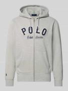 Polo Ralph Lauren Sweatjacke mit Label-Stitching und Känguru-Tasche in...
