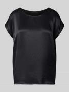 More & More T-Shirt mit U-Boot-Ausschnitt in Black, Größe 40