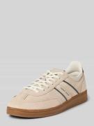 Tommy Jeans Low Top Sneaker aus echtem Leder in Sand, Größe 40