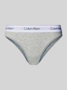 Calvin Klein Underwear Slip aus Baumwoll-Mix in Hellgrau, Größe L