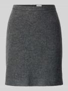 Marc O'Polo Regular Fit Mini-Rock aus Viskose-Mix in Dunkelgrau Melang...