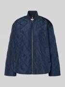 Tommy Hilfiger Regular Fit Bomberjacke mit College-Kragen in Marine, G...