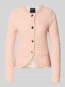 Marc Cain Slim Fit Blazer in Strick-Optik in Rose, Größe 34