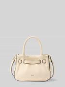 Abro Handtasche aus Leder Modell 'JILL' in Offwhite, Größe 1