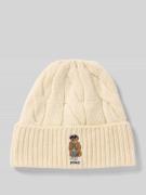 Polo Ralph Lauren Wollmütze mit Motiv-Stitching Modell 'FALL BEAR' in ...