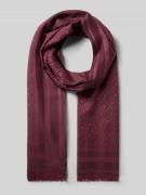 Tommy Hilfiger Schal mit Logo-Muster in Bordeaux, Größe 1