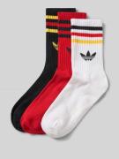 adidas Originals Socken mit Label-Print im 3er-Pack in Rot, Größe 39/4...