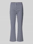 Raffaello Rossi Stoffhose mit geometrischem Allover-Print Modell 'Maik...