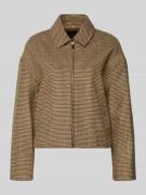 Mango Jacke mit Reißverschluss Modell 'GINA' in Mittelbraun, Größe L