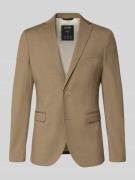 s.Oliver BLACK LABEL Slim Fit Sakko mit Viskose-Anteil in Camel, Größe...