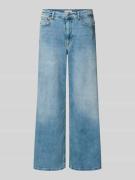 Only Wide Fit Jeans aus Baumwoll-Mix Modell 'MADISON' in Hellblau, Grö...