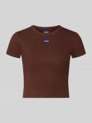 Hugo Blue Slim Fit T-Shirt aus Baumwoll-Mix Modell 'BABY TEE_B' in Haz...
