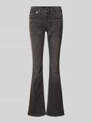 TRUE RELIGION Flared Jeans im Used-Look Modell 'BECCA' in Anthrazit, G...