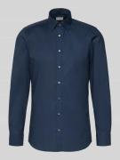 OLYMP Level Five Body Fit Business-Hemd mit Knopfleiste in Marine, Grö...