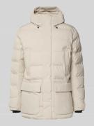 SAVE THE DUCK Steppjacke mit Kapuze Modell 'QUINLAN' in Sand, Größe L
