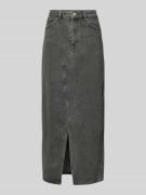 Jake*s Casual Jeansrock mit 5-Pocket-Design in Mittelgrau, Größe 36