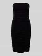 Review X GNO REVIEW x GNO - Minikleid mit Raffungen in Black, Größe XS