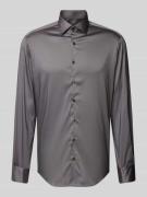 ETERNA Regular Fit Business-Hemd mit Knopfleiste in Mittelgrau, Größe ...