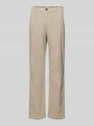 Only & Sons Straight Leg Hose mit Gesäßtaschen in Beige, Größe 33/34