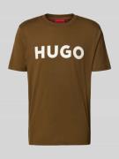 HUGO Regular Fit T-Shirt aus reiner Baumwolle Modell 'DULIVIO' in Haze...