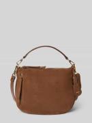 Abro Handtasche mit Tragehenkel Modell 'JUNA' in Dunkelbraun, Größe 1