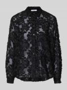 ZABAIONE Semitransparente Bluse mit Hemdblusenkragen Modell 'Ol44isii'...