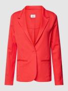 Saint Tropez Blazer mit Paspeltaschen Modell 'Sia' in Rot, Größe S