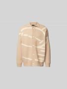 ISNURH Oversized Strickjacke mit Woll-Anteil Modell 'DAHLIA' in Beige,...