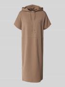 Christian Berg Woman Sweatkleid mit Statement-Print und Kapuze in Mitt...