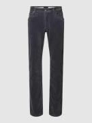 Christian Berg Men Cordhose im 5-Pocket-Design in Dunkelgrau, Größe 34...