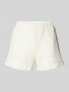 Jake*s Casual Bermudas mit elastischem Bund in Offwhite, Größe S