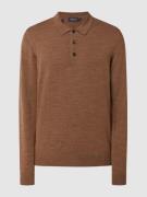 MAERZ Muenchen Pullover aus Schurwolle in Cognac, Größe 50