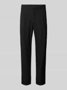 MCNEAL Tapered Fit Stoffhose mit Gesäßtaschen in Black, Größe S