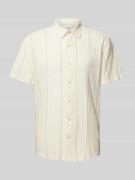 SELECTED HOMME Freizeithemd mit Knopfleiste in Offwhite, Größe S