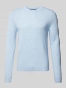 MCNEAL Strickpullover aus Woll-Mix mit Kaschmir-Anteil in Hellblau Mel...