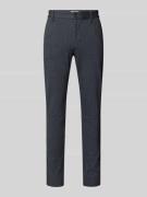 Only & Sons Slim Fit Chino aus Viskose-Mix Modell 'MARK' in Dunkelblau...