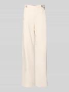 Marella Stoffhose mit Gesäßtaschen in Offwhite, Größe 34