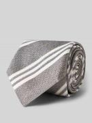 altea Krawatte aus Seiden-Baumwoll-Mix Modell 'Gange' in Silber, Größe...