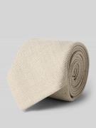 altea Krawatte mit Label-Detail Modell 'Gange' in Sand, Größe 1