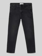 Mango Jeans mit 5-Pocket-Design in Black, Größe 116