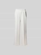 VARLEY Stoffhose mit elastischem Bund in Ecru, Größe S